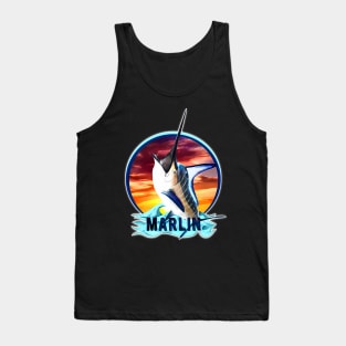 Marlin fishing Tank Top